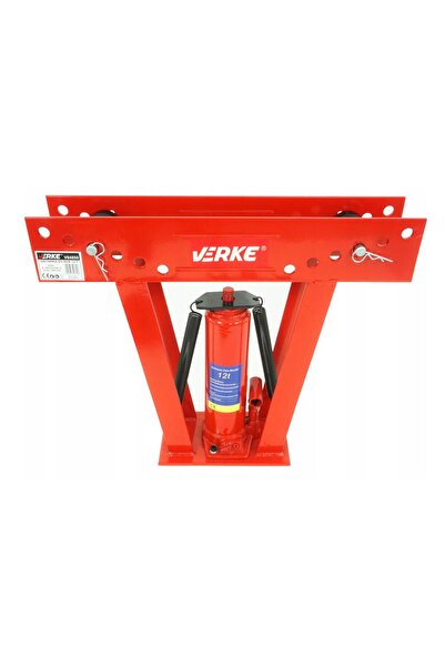 VERKE Hydraulic pipe bending machine, 12 ton press,