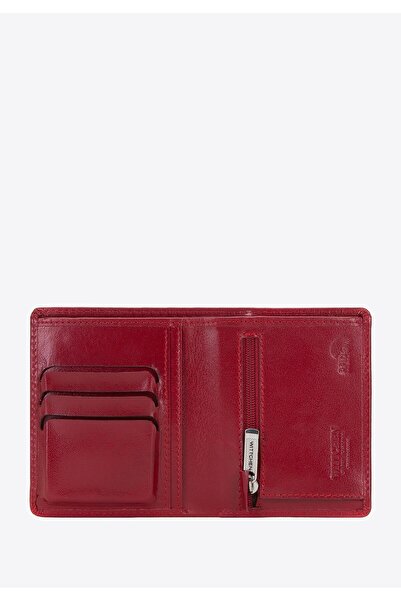 Wittchen Men's Leather Wallet with Logo Red Leather