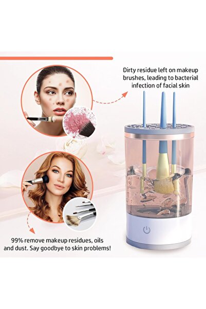 Generic Electric Makeup Brush Cleaner Machine USB Automatic Portable Dryer