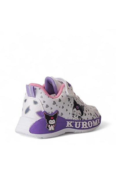 kuromi 725 Orthopedic Girls' Preschool White/Lilac Light Sneaker