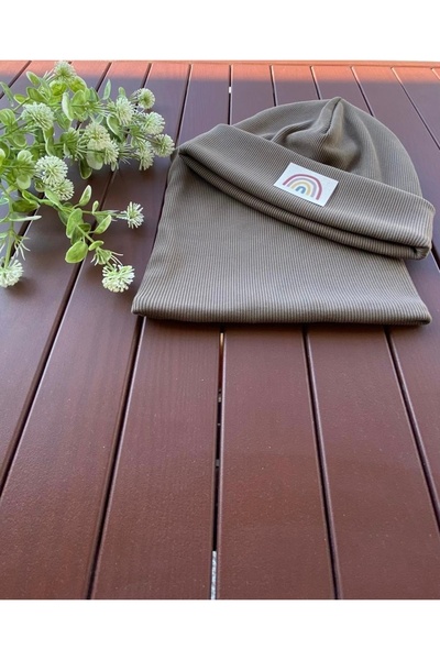 EGE DESIGN RİBANA PAMUK BERE BOYUNLUK SETİ KIŞLIK 4 / 5 YAŞ