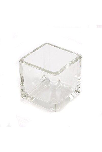 Mystic Moments مرطبانات شموع زجاجية مكعبة سعة 8 سل × 10