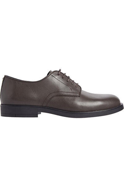 Calvin Klein Men Brown Leather Derby Shoes