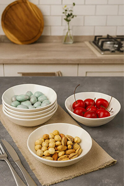 Home Shine 6-Piece Porcelain Snack Bowl 12 cm
