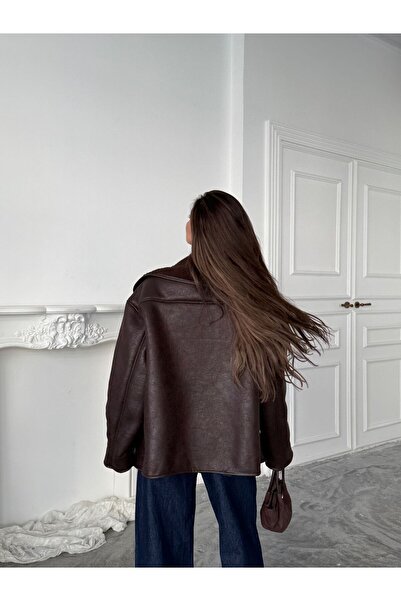 dolu butik Double Sided Suede Jacket