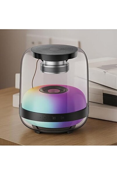 Generic LED Bluetooth Speaker with RGB Lights, Portable Wireless, 8W