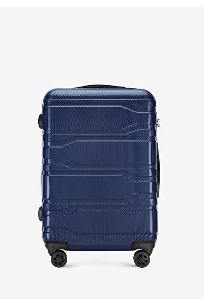Wittchen Set de valize bărbătești din policarbonat cu relief, albastru marin, policarbonat