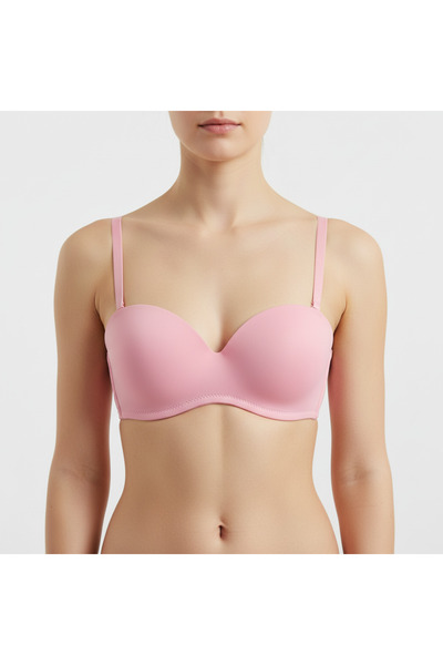 BONBON حمالة صدر نسائية بدون حمالات باللون الوردي BB2002