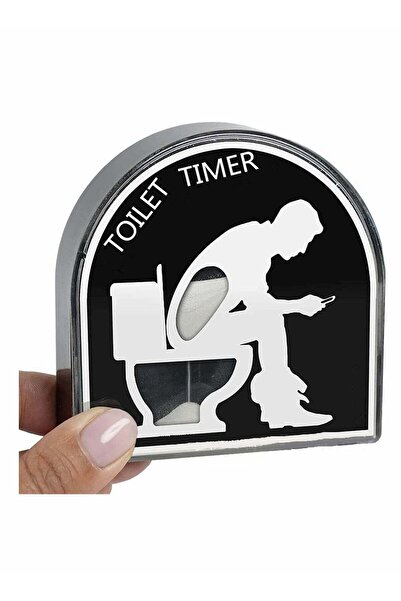 Generic ساعة رملية SYOSI 5 دقائق للحمام والمرحاض، ساعة رملية بطبعات مضحكة للحمام والمرحاض،