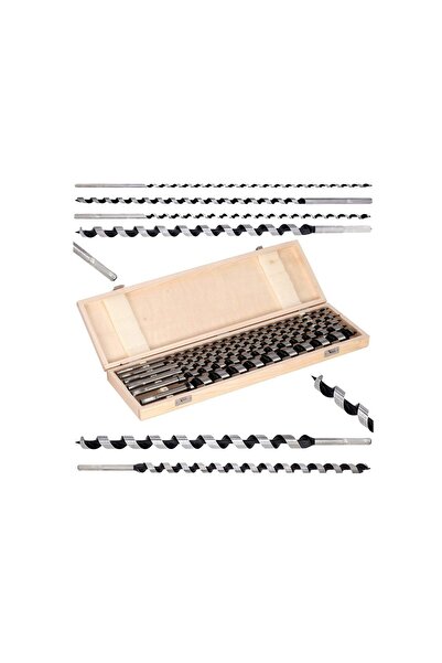 Silver Wood drill bit set, 460 mm, 6 pieces, 6 - 25 mm,