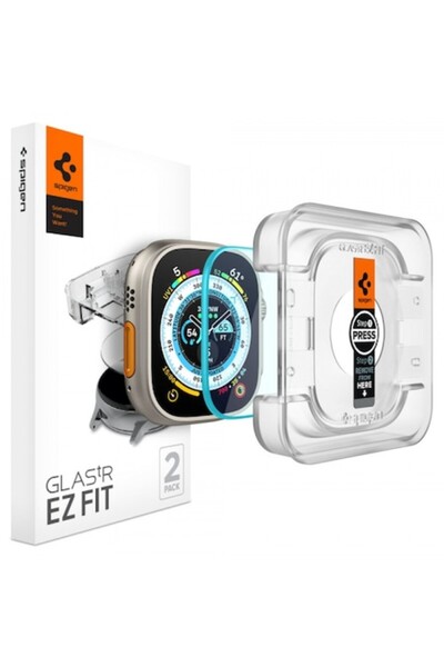 Modo Protector de ecran Spigen Glastr EZ FIT pentru Apple Watch Series Ultra ...