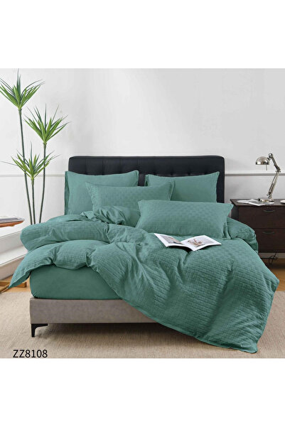 FIONNA.RO Fine Cotton Underwear With Elastic Crochet Pattern - Light Green