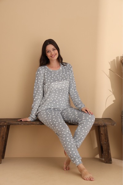 ELİTOL Velvet Happily Ever after Women's Pajama Set