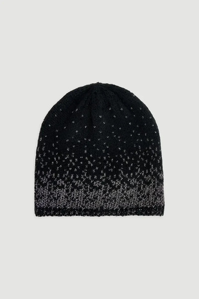 Gusto Glitter Beret - Black