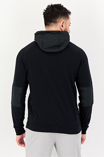 Nike Men Standard Fit Long Sleeve Outdoor Hoodies, Black