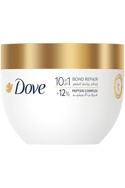 Dove Bond Repair Hair Mask, Bioprotein Care, Repairs and Nourishes Damaged Hair in 1 Minute, 265 ml