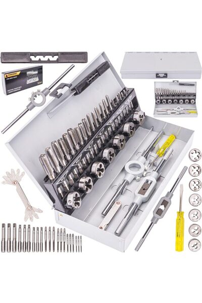 Powermat Set de tarozi si filiere M3-M12 32 elemente,
