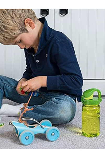 Nalgene By Styli OTF Kids Water Bottle, Spring Green with Sprout Sustain