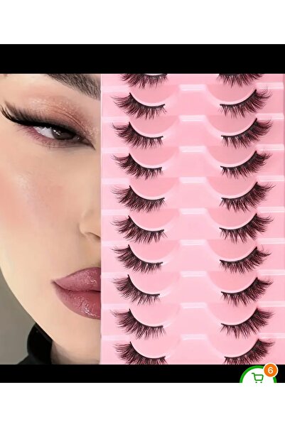 KİRPİKCE Yarım Takma Kirpik Kedi Gözü 1 Çift