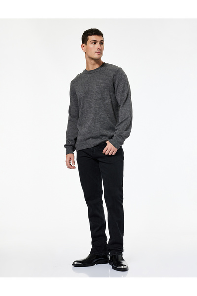 Koton Regular Waist Cotton Straight Fit Jean Pants - Mark Jean