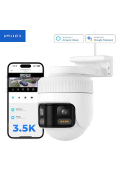Imilab EC6-Panorama 3.5K Panoramic Smart Outdoor Wi-Fi Spotlight Camera - White