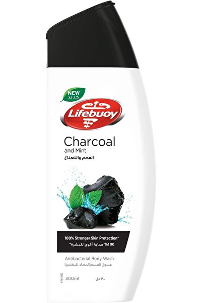 LİFEBUOY Charcoal & Mint Antibacterial Body Wash, 300 ml