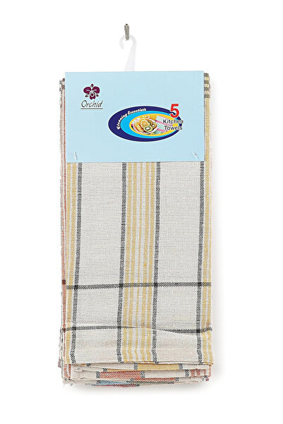 Orchid By Styli 5-Pieces Kitchen Towel Set 40x60cm