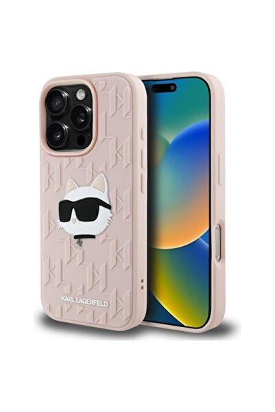 Modo Θήκη iPhone 16 Pro Max, M83, Πολυανθρακικό, Ροζ Καουτσούκ με Μονόγραμμα ...