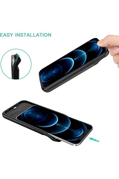 Generic Battery Case for IPhone 14 Pro Max, 7000mAh Portable Charging Cover, 6.1-inch Protective Power Bank