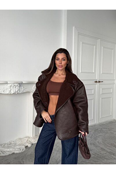 dolu butik Double Sided Suede Jacket