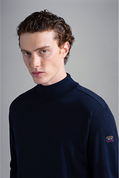 PAUL&SHARK MEN'S WOOLLEN TURTLENECK