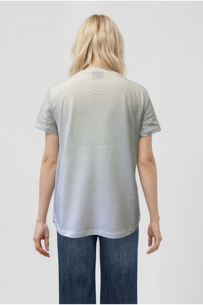 WESTMARK LONDON White Crew Neck Short Sleeve Women's T-Shirt Tess