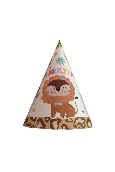 Mirific Party Set de 6 pălării de petrecere multicolore, 20 cm, modele cu ani...