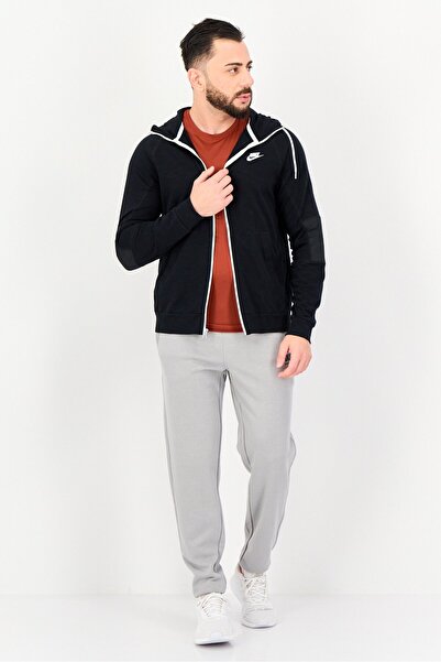 Nike Men Standard Fit Long Sleeve Outdoor Hoodies, Black