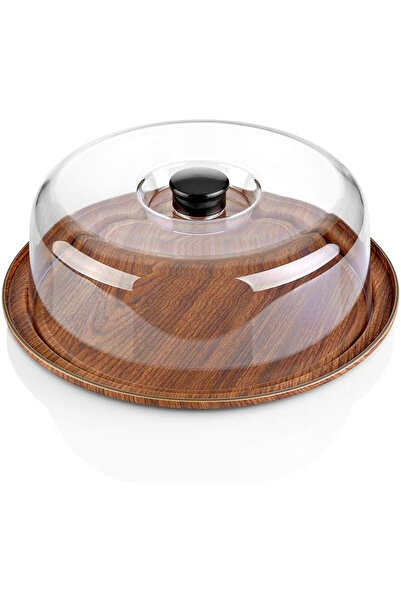 Evelin Cake Serving Tray With Cover 10501M