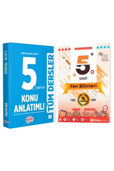 Editör Yayınevi MEB'in Maarif Modeli 5. Sınıf Tüm Dersler Konu Anlatımlı+Fen ...