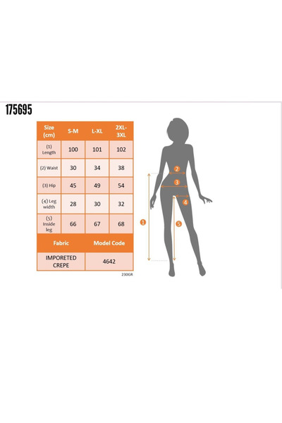 moda wanilia Women's High Waist Chain Detailed Crepe Trousers