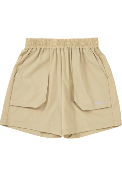 ERKE Women / Girls Light Beige Shorts (Model Code:78223203040)