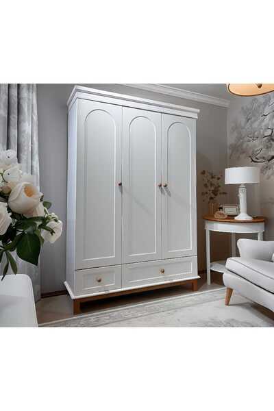 Luvesta BELLA 3 KAPAKLI 2 ÇEKMECELİ ÇOCUK GENÇ ODASI DOLAP