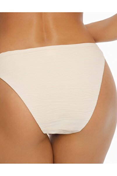 ESOTIQ Women's Bikini Bottom Briefs Panties V-Waist Classic Style Textured Beach Pool | Anaise