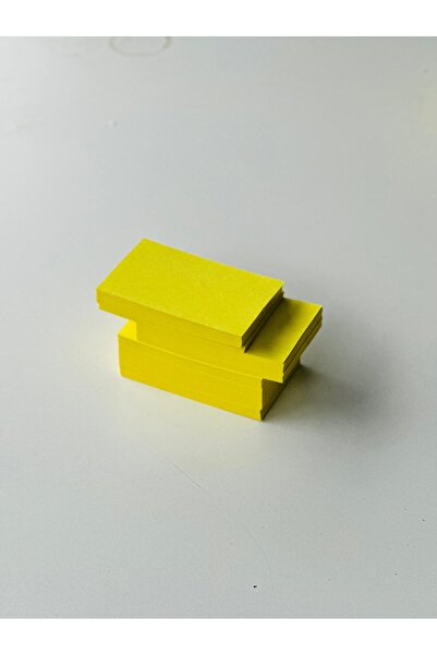 Orbak Kağıt Yellow Blank Word Cards Label 5X8Cm 1000 Pieces Blank Card Blank Business Card