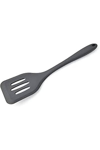 Orchid By Styli Slotted Silicone Turner Grey 11.5inches