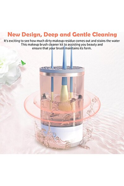Generic Electric Makeup Brush Cleaner Machine USB Automatic Portable Dryer