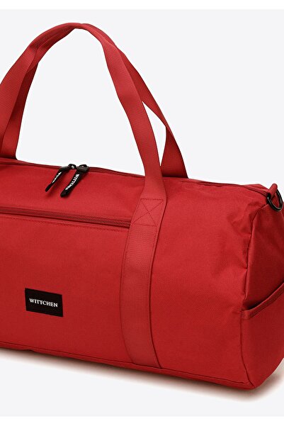 Wittchen Men's Travel Bag for Airplane Large Red Polyester