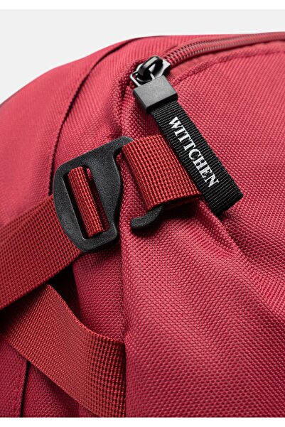 Wittchen Men's Compact Airplane Backpack Red Polyester