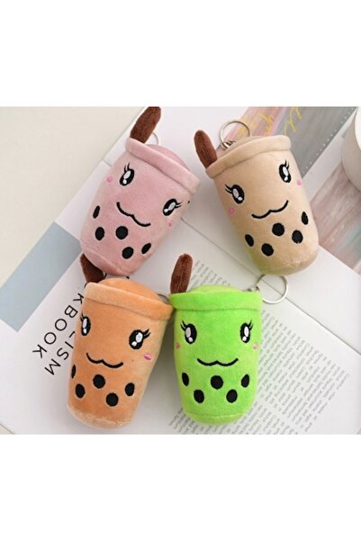 EFE UNIVERSE Set of 30 Bubble Tea Plush Keychains with Tapioca, Multicolor,