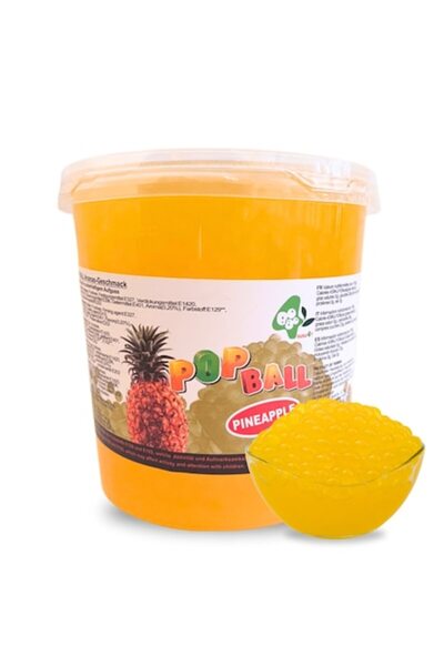 EFE UNIVERSE Perle Boba cu aromă de ananas, 3,2 kg, – Explozie de arome tropicale