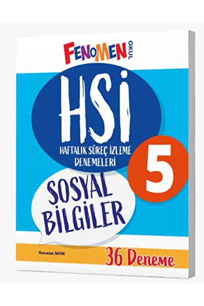 fenomen okul FENOMEN 5 HSİ SOSYAL BİLGİLER DENEMELERİ (36 DENEME)