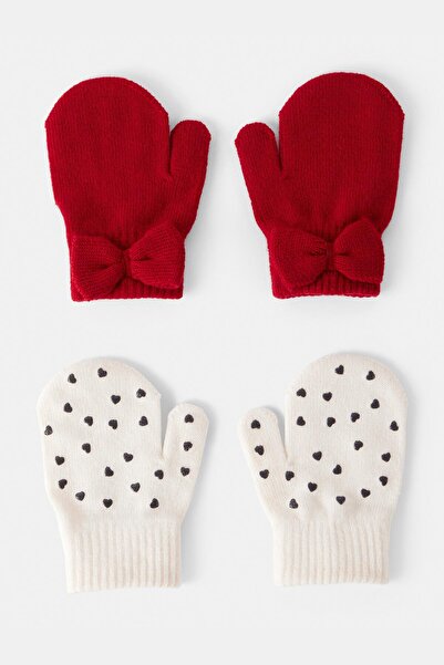 Carter's Girl's Patterned 2-Piece Gloves