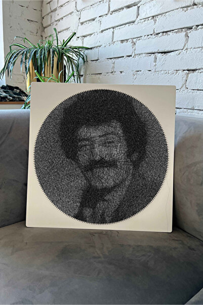 Aren Dreams Müslüm Gürses String Art El Yapımı İp Sanatı Tablo 50x50 cm